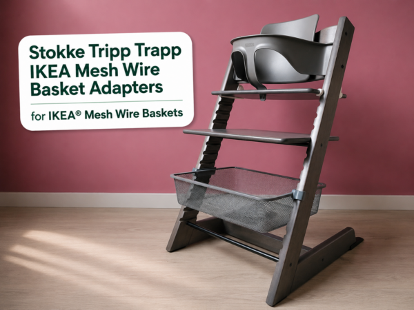 IKEA Trofast Mesh Wire Basket Adapters for Stokke Tripp Trapp Chair