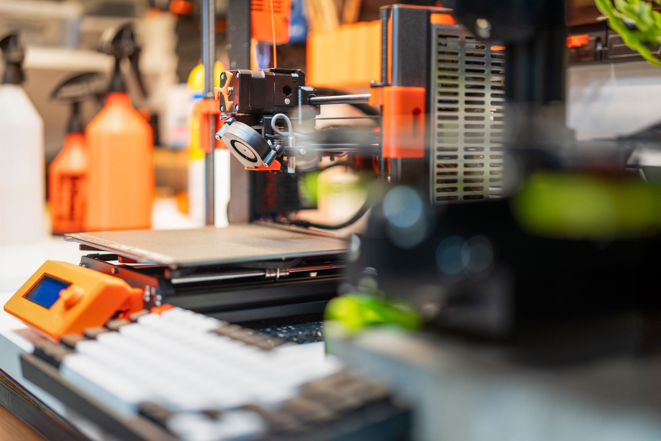 Prusa MK3S 3D printer in action